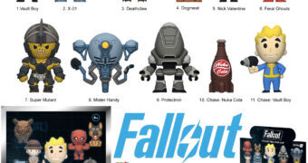 Chaveiros Fallout 3D Figural Bag Clips (Blind-Bag)