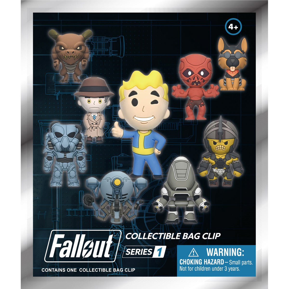 Chaveiros Fallout 3D Figural Bag Clips (Blind-Bag)