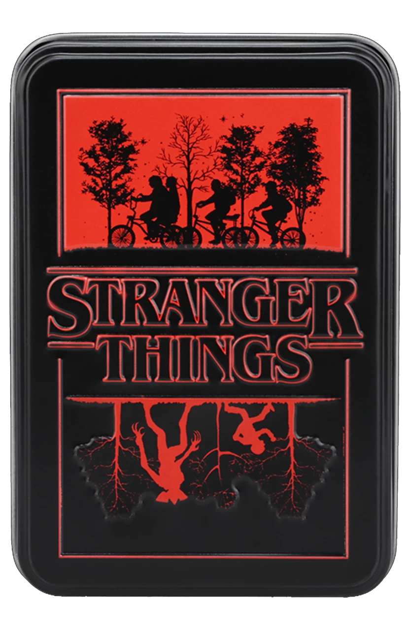 Baralho Stranger Things 5 em Caixa de Lata