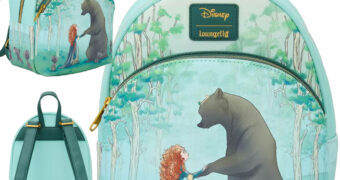 Mini-Mochila Merida e Ursos do filme Valente (Brave) da Pixar