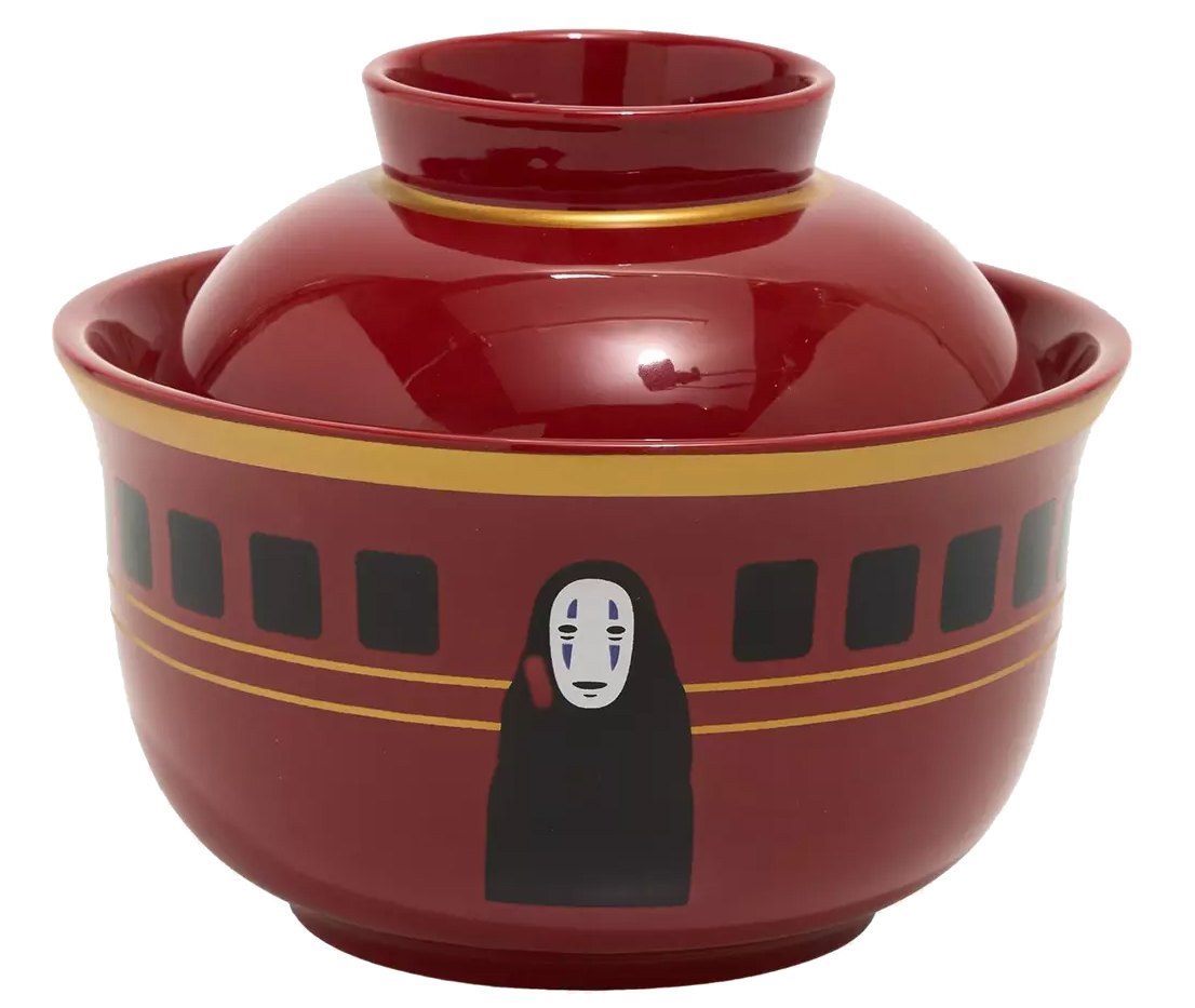 Tigela com Tampa Kaonashi (Sem Rosto) de A Viagem de Chihiro (Hayao Miyazaki)