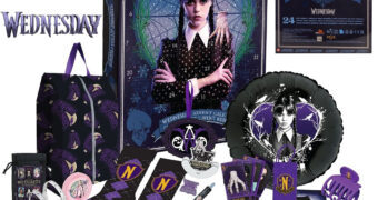 Calendário do Advento Wandinha Addams 2025 com 24 Presentes