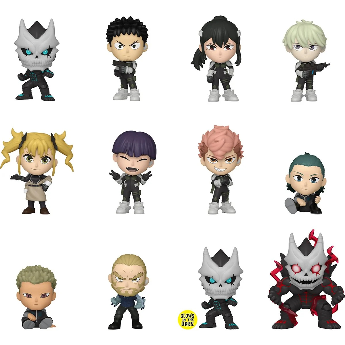 Mini-Figuras da Série Anime Kaiju No. 8 Mystery Minis (Funko)