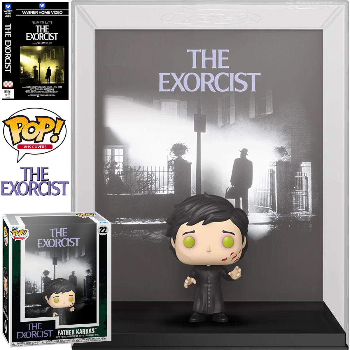 Pop! VHS Cover: Padre Damien Karras em O Exorcista