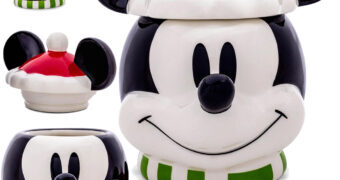 Pote de Cookies Mickey Mouse de Papai Noel