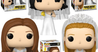Bonecas Pop! “Aquele com Todos os Vestidos de Noivas” Friends com Rachel, Phoebe e Monica