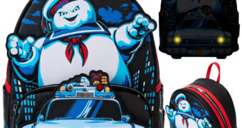 Mini-Mochila Caça-Fantasmas: Ecto-1 Perseguido pelo Monstro de Marshmallow