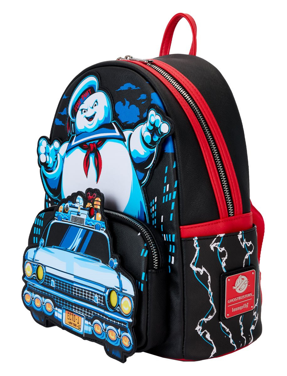 Mini-Mochila Caça-Fantasmas: Ecto-1 Perseguido pelo Monstro de Marshmallow