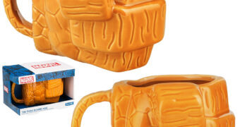 Caneca 3D Punho de Ben Grimm (O Coisa) do Quarteto Fantástico