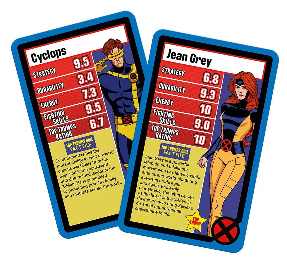 Jogo de Cartas X-Men '97 Super Trunfo