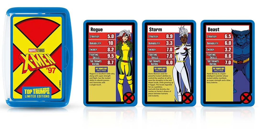 Jogo de Cartas X-Men '97 Super Trunfo