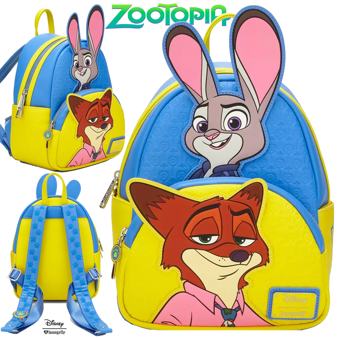 Mini-Mochila Zootopia com Nick & Judy