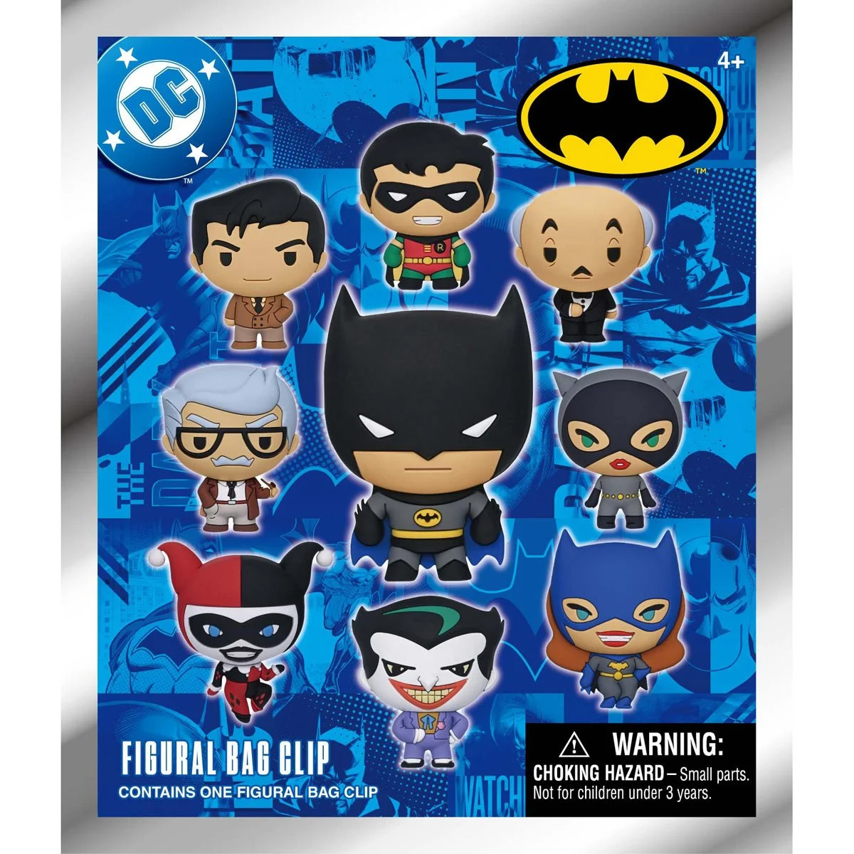 Chaveiros Batman: A Série Animada 3D Figural Bag Clips (Blind-Bag)
