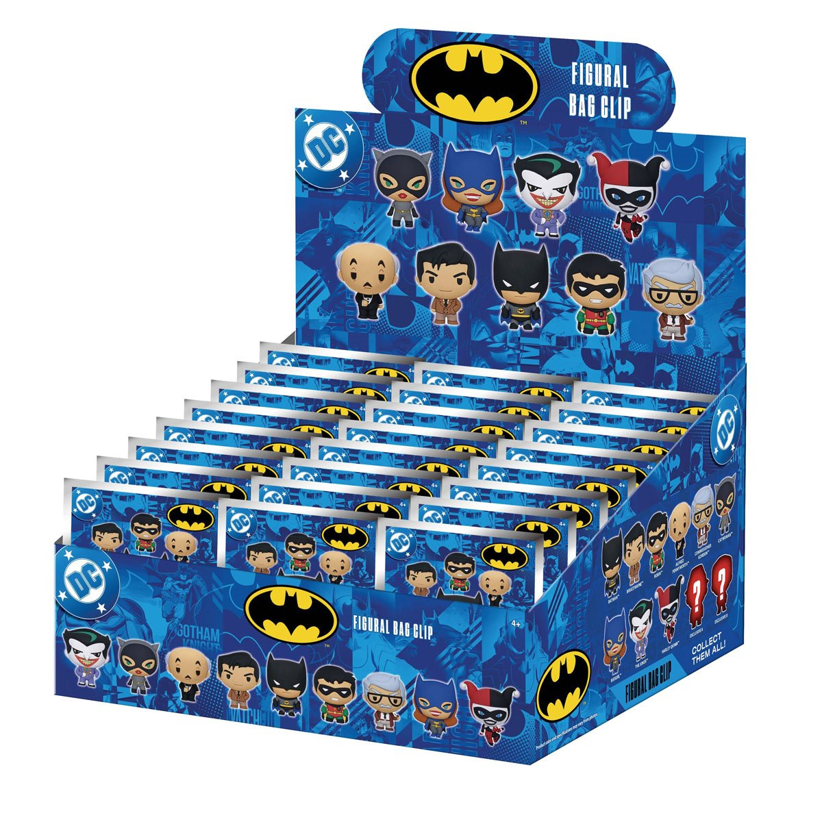 Chaveiros Batman: A Série Animada 3D Figural Bag Clips (Blind-Bag)