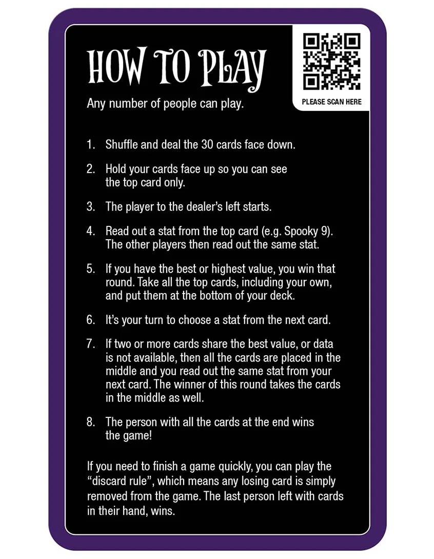 Jogo Super Trunfo do Filme O Estranho Mundo de Jack (Nightmare Before Christmas) de Tim Burton