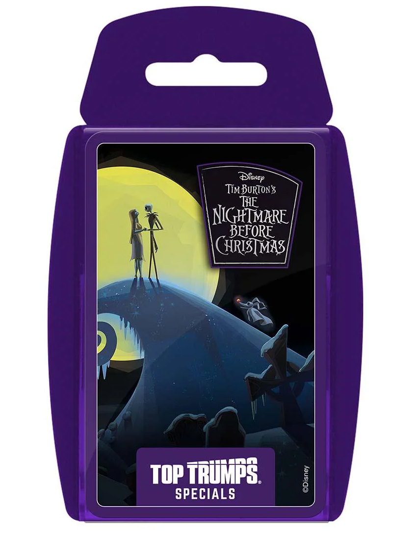 Jogo Super Trunfo do Filme O Estranho Mundo de Jack (Nightmare Before Christmas) de Tim Burton