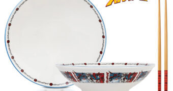 Tigela Donburi Homem-Aranha em Estilo Mangá Japonês