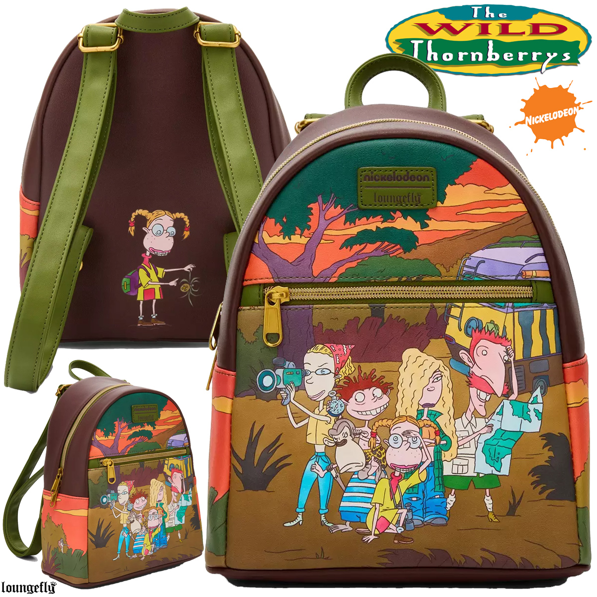 Mini-Mochila Os Thornberrys na Savana Africana (Nickelodeon)