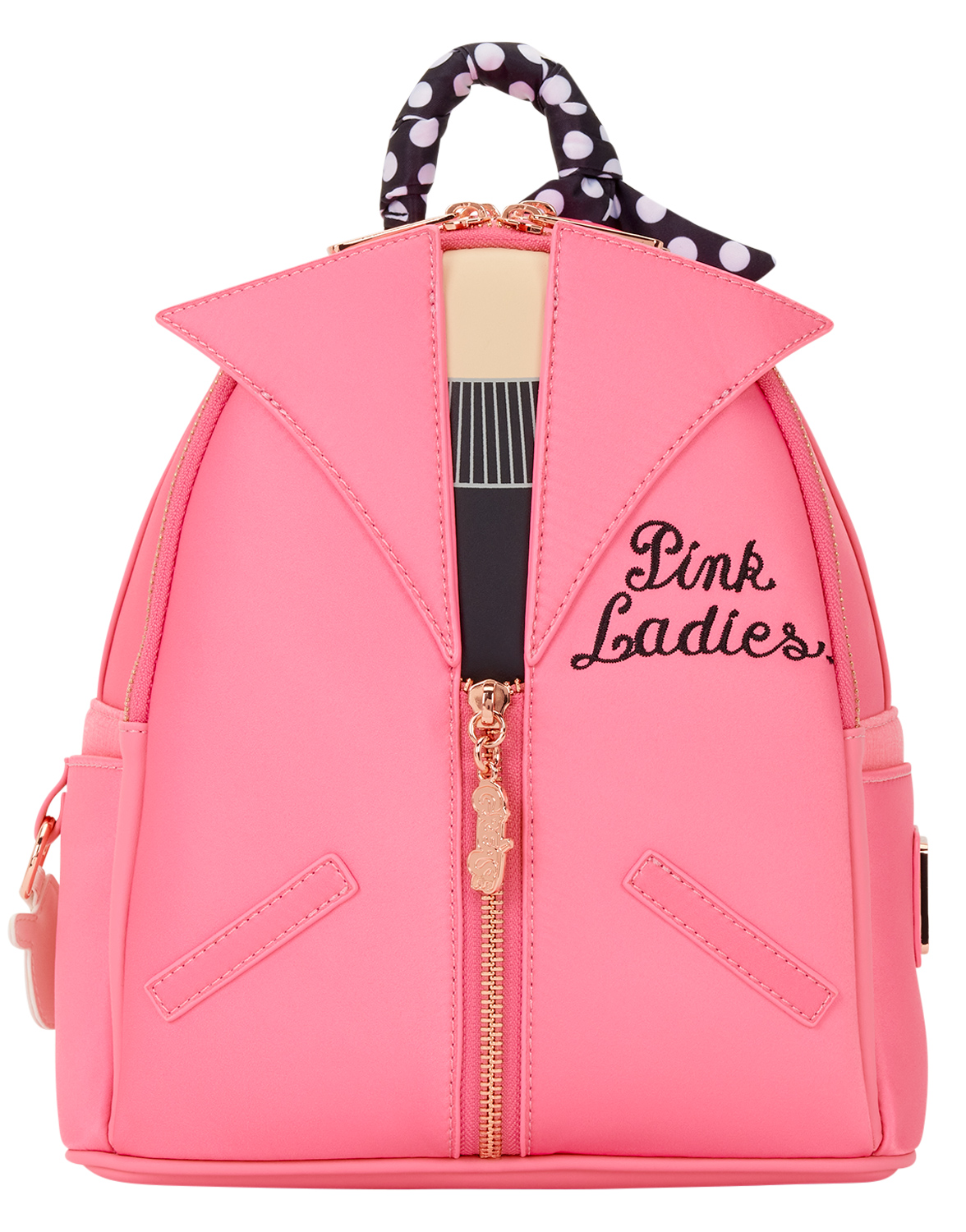 Mini-Mochila Jaqueta Rosa das “Pink Ladies” do Filme Grease - Nos Tempos da Brilhantina