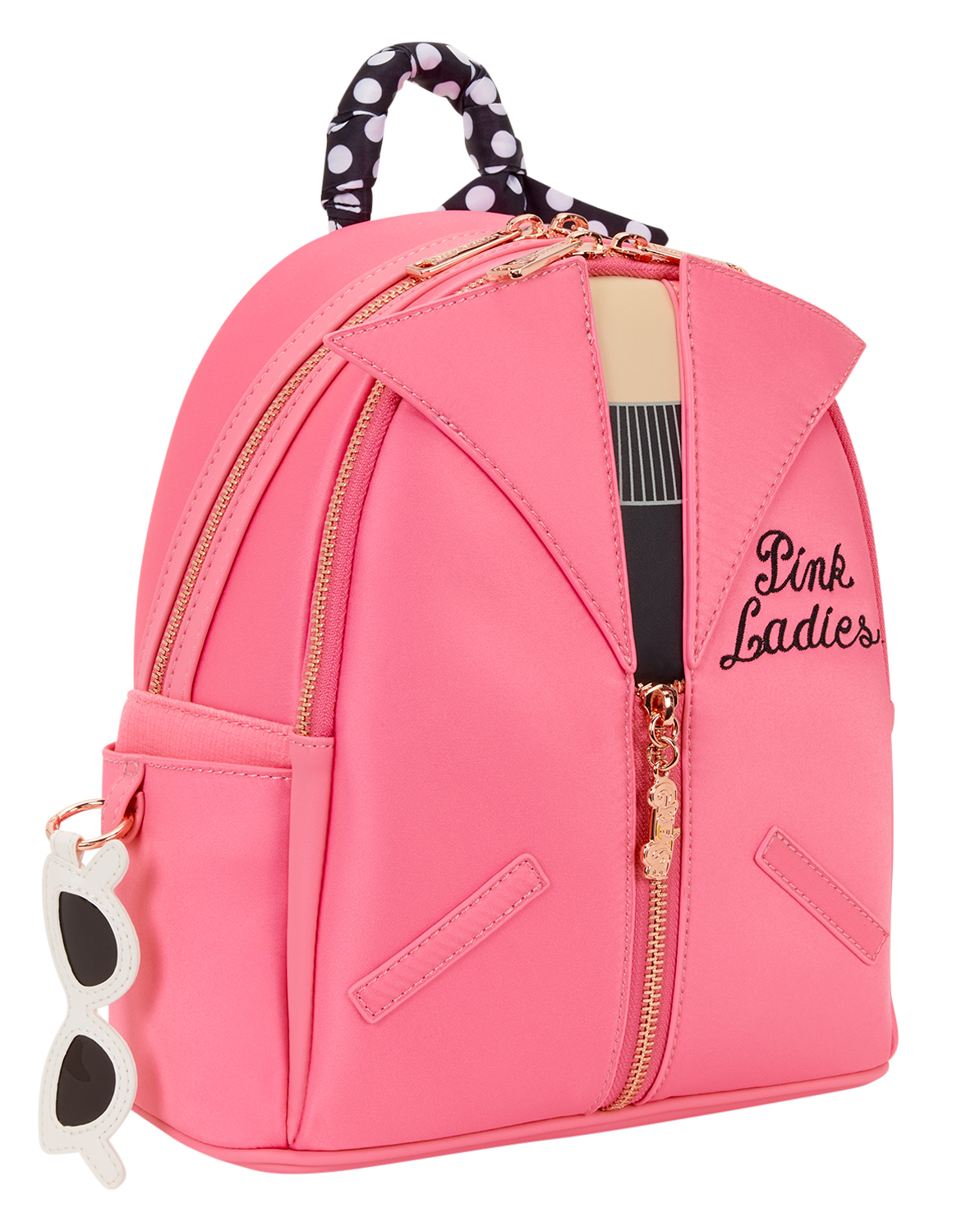 Mini-Mochila Jaqueta Rosa das “Pink Ladies” do Filme Grease - Nos Tempos da Brilhantina