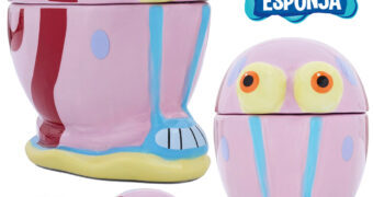 Pote de Cookies Gary, o Caracol de Estimação do Bob Esponja Calça Quadrada