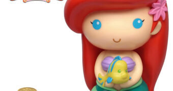 Cofre Princesa Ariel PVC Figural Bank de A Pequena Sereia