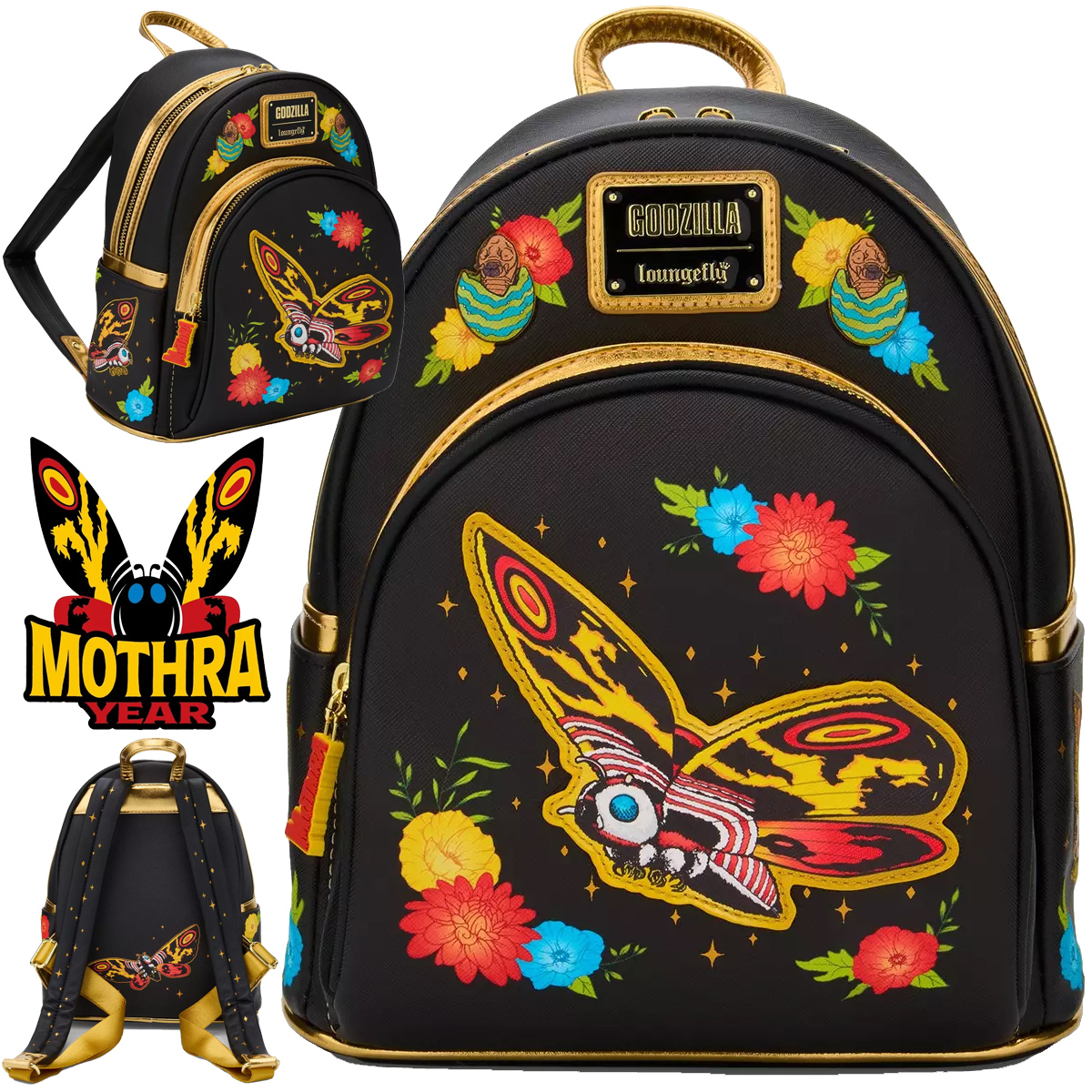Mini-Mochila Mothra, a Rainha dos Monstros (Godzilla)