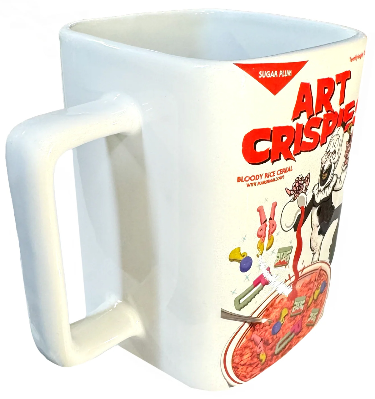 Caneca Terrifier Caixa de Cereal “Art Crispies”