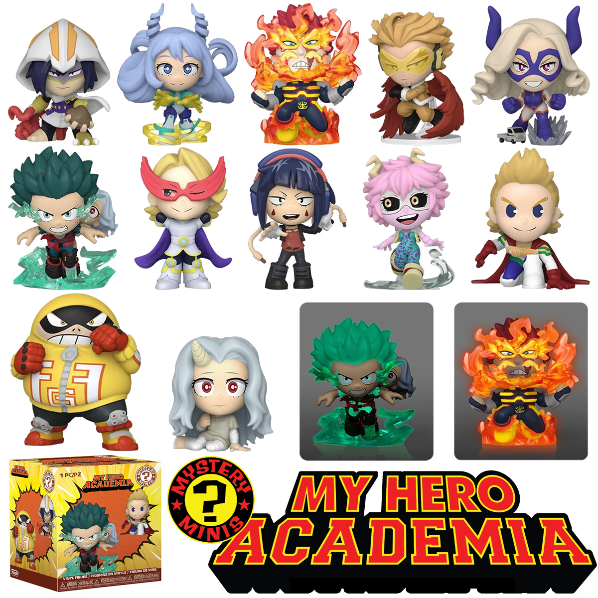 Mini-Figuras do Anime My Hero Academia Mystery Minis (Funko)