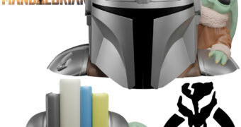 Apoios de Livros Mandalorian Bookends (Star Wars)