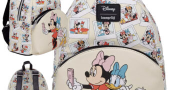 Mini-Mochila Margarida e Minnie Tirando Selfies (Loungefly/Disney)