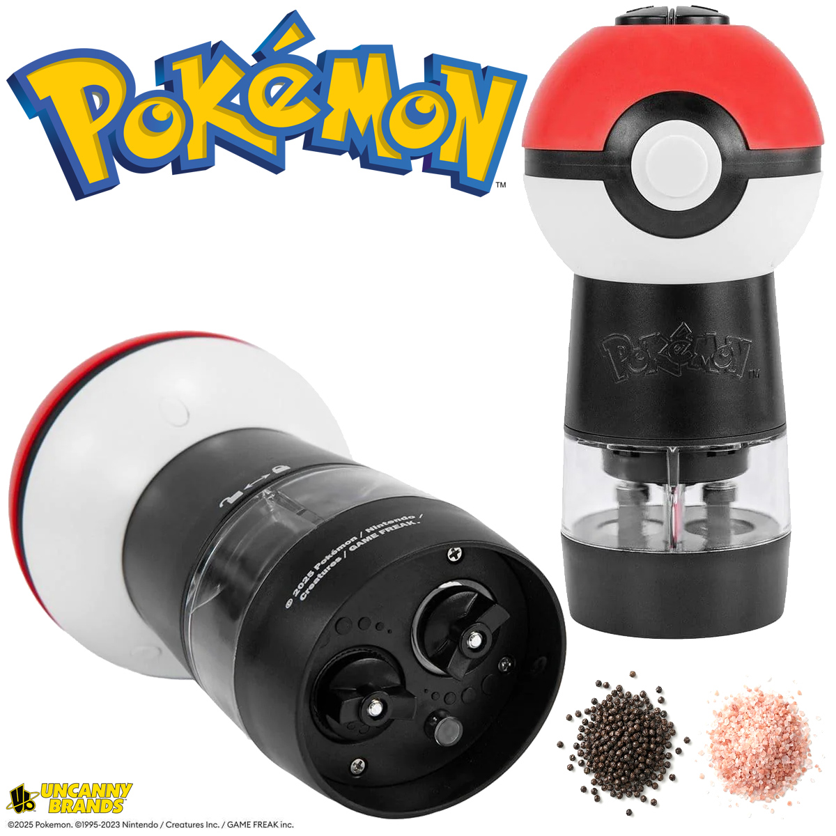 Moedor Elétrico Poké Bola de Sal e Pimenta (Pokémon)