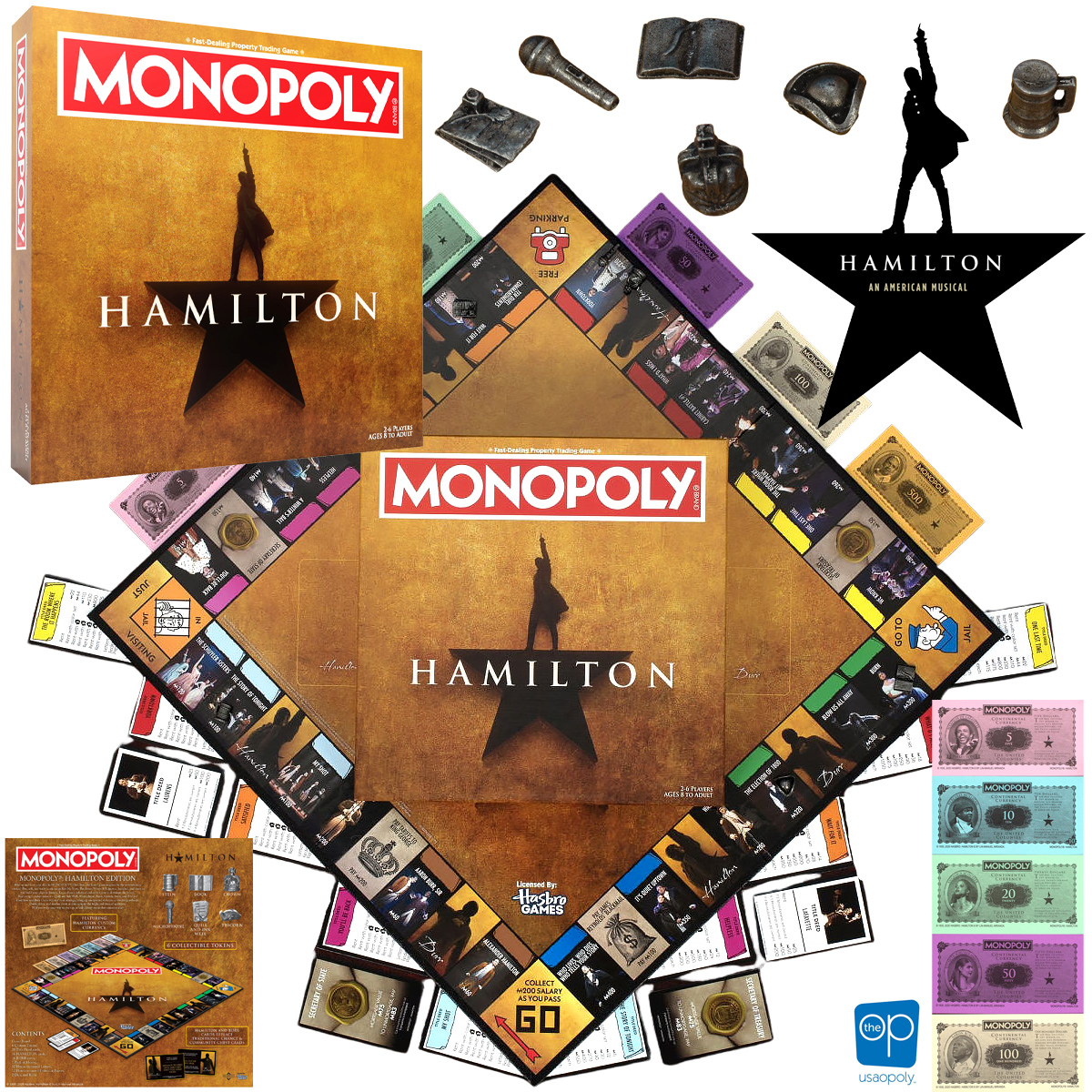 Jogo de Tabuleiro Monopoly Hamilton