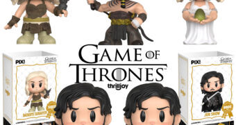 Bonecos Game of Thrones PIX! com Daenerys, Khal Drogo e Jon Snow (Thrilljoy)