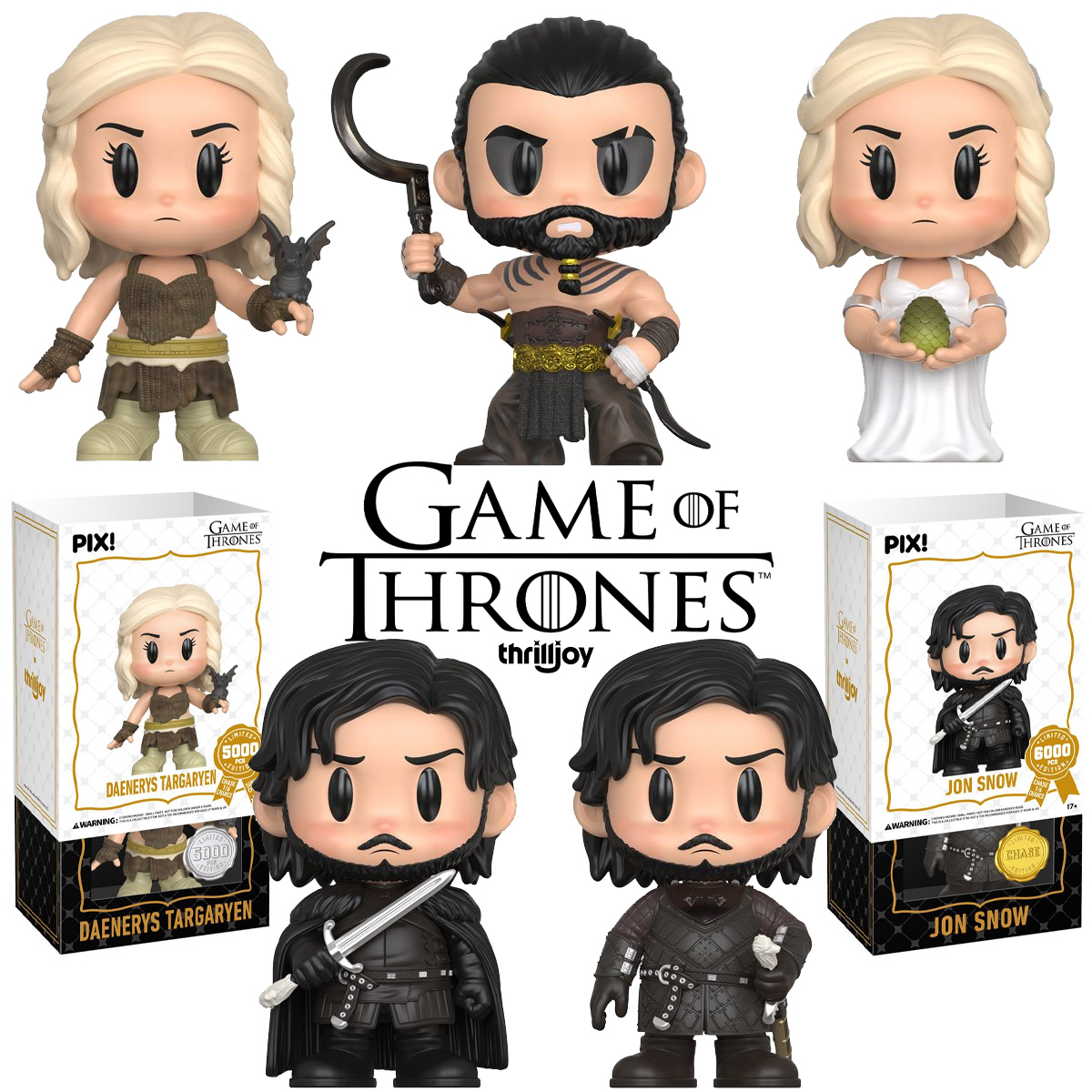 Bonecos Game of Thrones PIX!