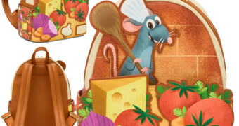 Mini-Mochila Ratatouille Pixar com Remy, o Rato Chef (Loungefly/BoxLunch)