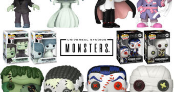 Bonecos Pop! Universal Monsters em Versões Anime e Patchwork