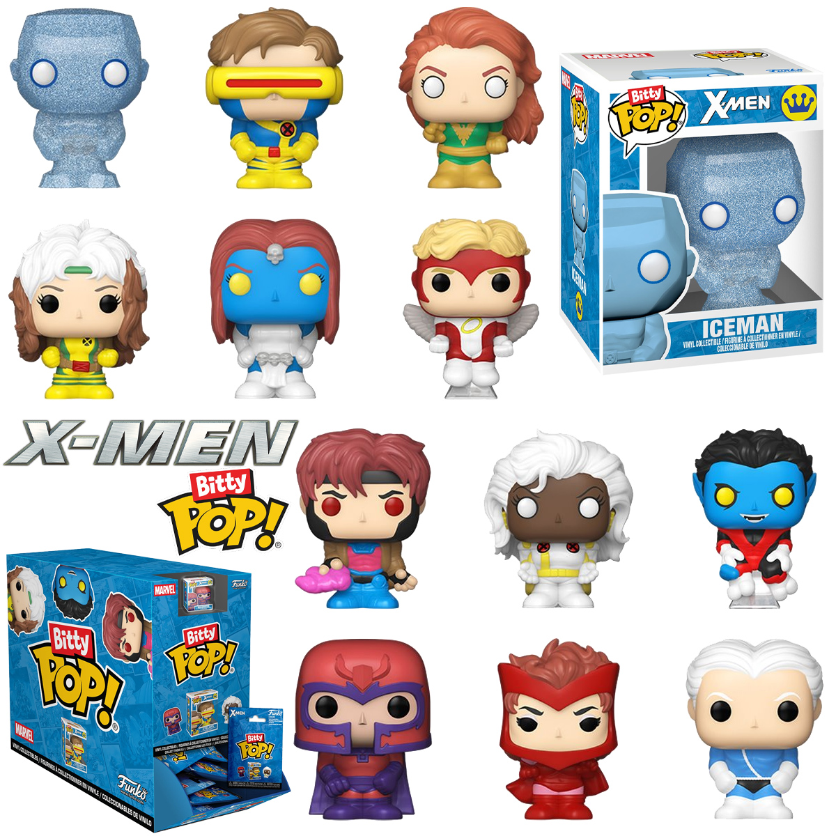 Micro-Figuras X-Men Mystery Bitty Pop! (Blind-Box)