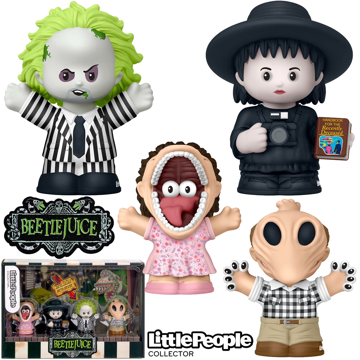 Bonecos Beetlejuice Os Fantasmas se Divertem Little People Collector