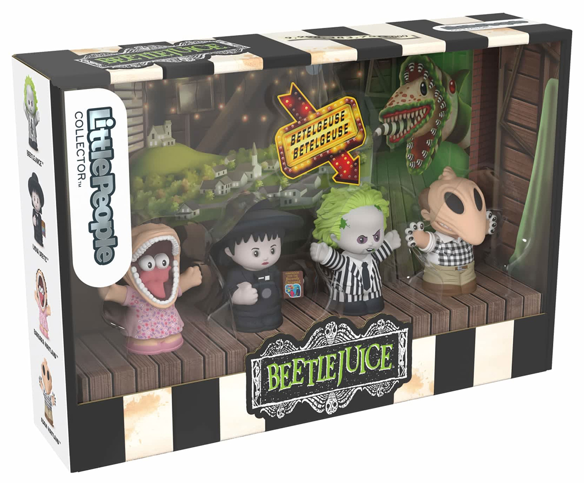 Bonecos Beetlejuice Os Fantasmas se Divertem Little People Collector