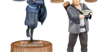 Estátuas da Série Samurai de Olhos Azuis com Mizu e Ringo (Blue Eye Samurai)