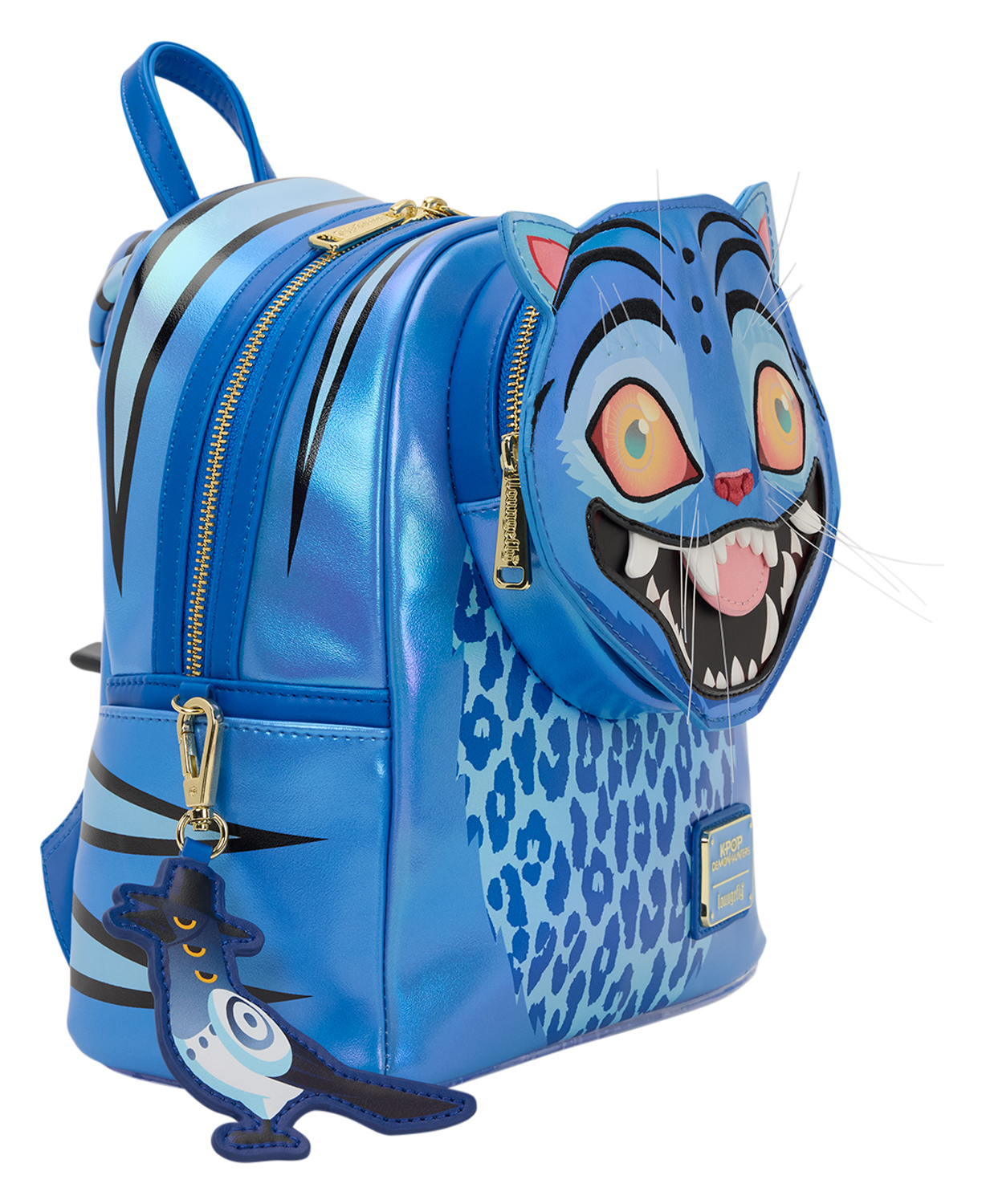 Mini-Mochila Tigre Derpy, Mascote das Guerreiras do K-Pop (KPop Demon Hunters)