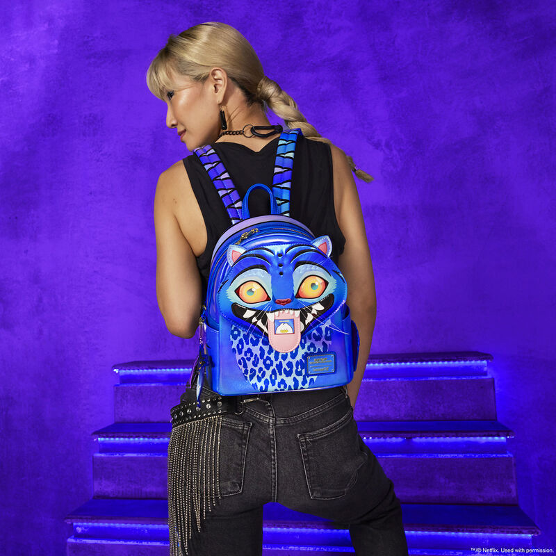 Mini-Mochila Tigre Derpy, Mascote das Guerreiras do K-Pop (KPop Demon Hunters)