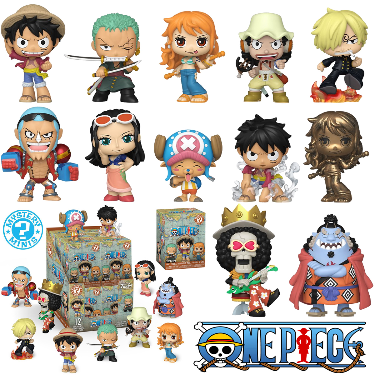 Mini-Figuras One Piece “Fish Man Island” Mystery Minis (Blind-Box)