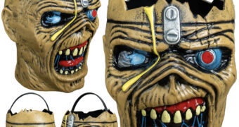 Balde Iron Maiden Candy Pail com o Mascote Eddie