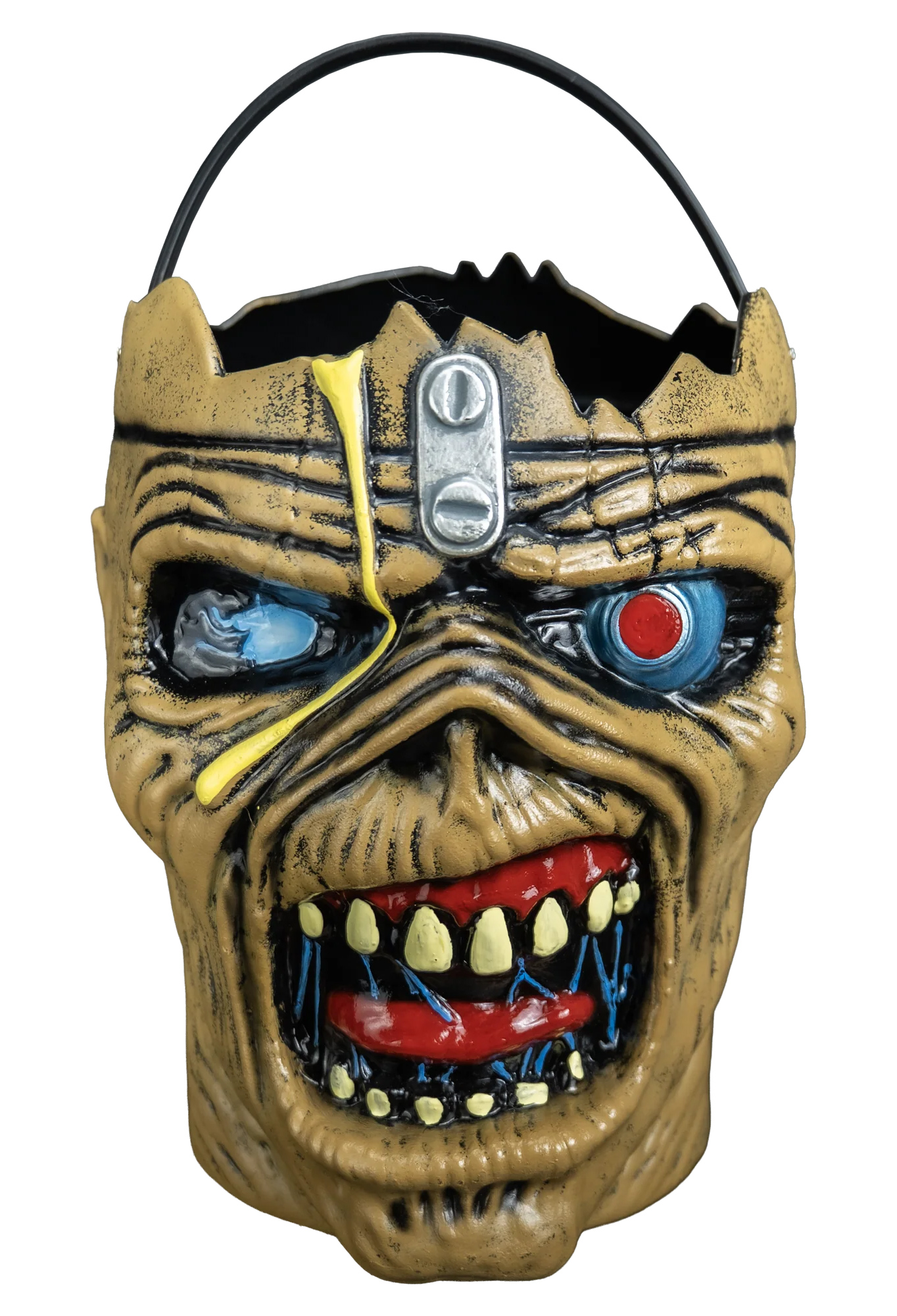 Balde Iron Maiden Candy Pail com o Mascote Eddie