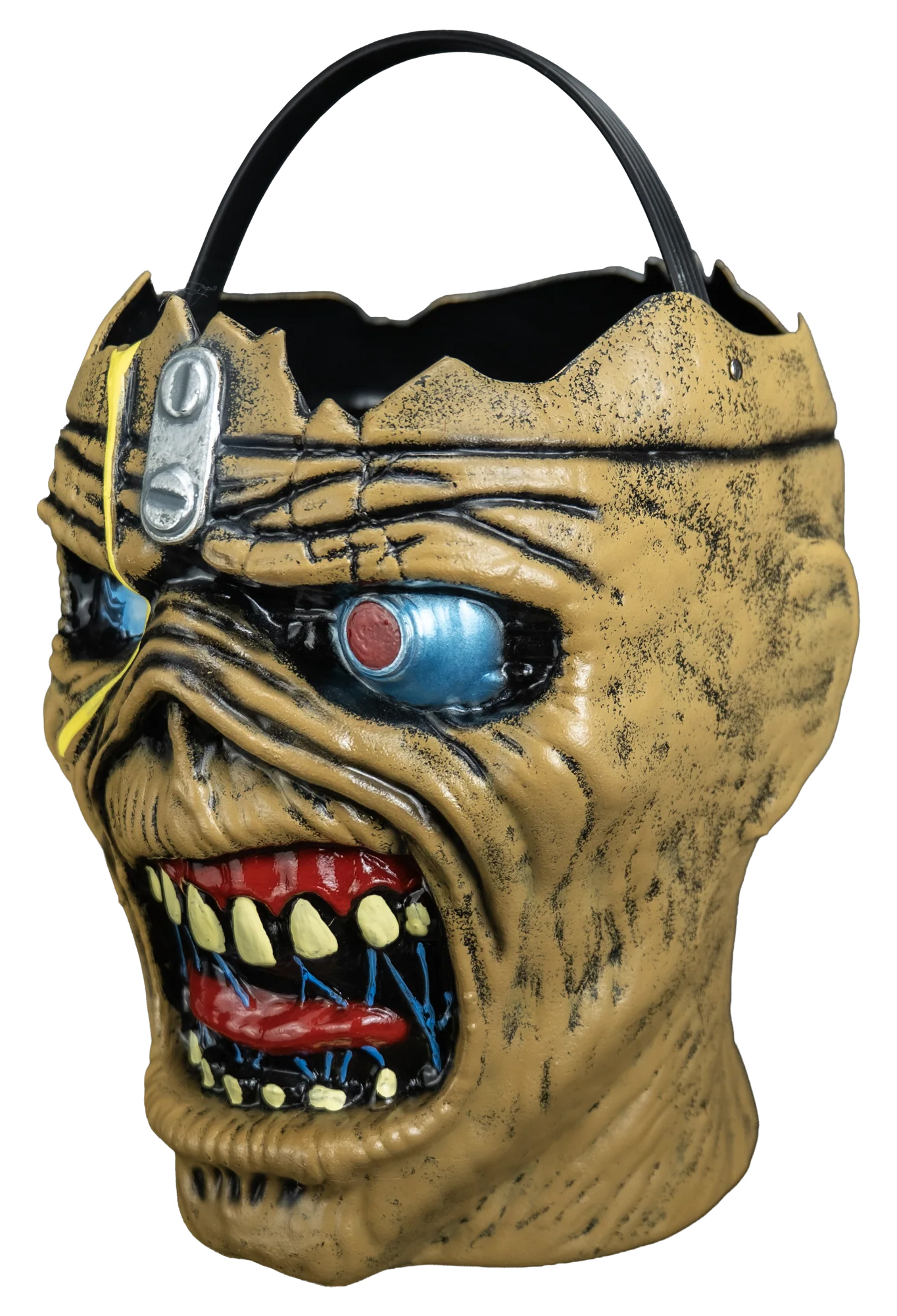 Balde Iron Maiden Candy Pail com o Mascote Eddie