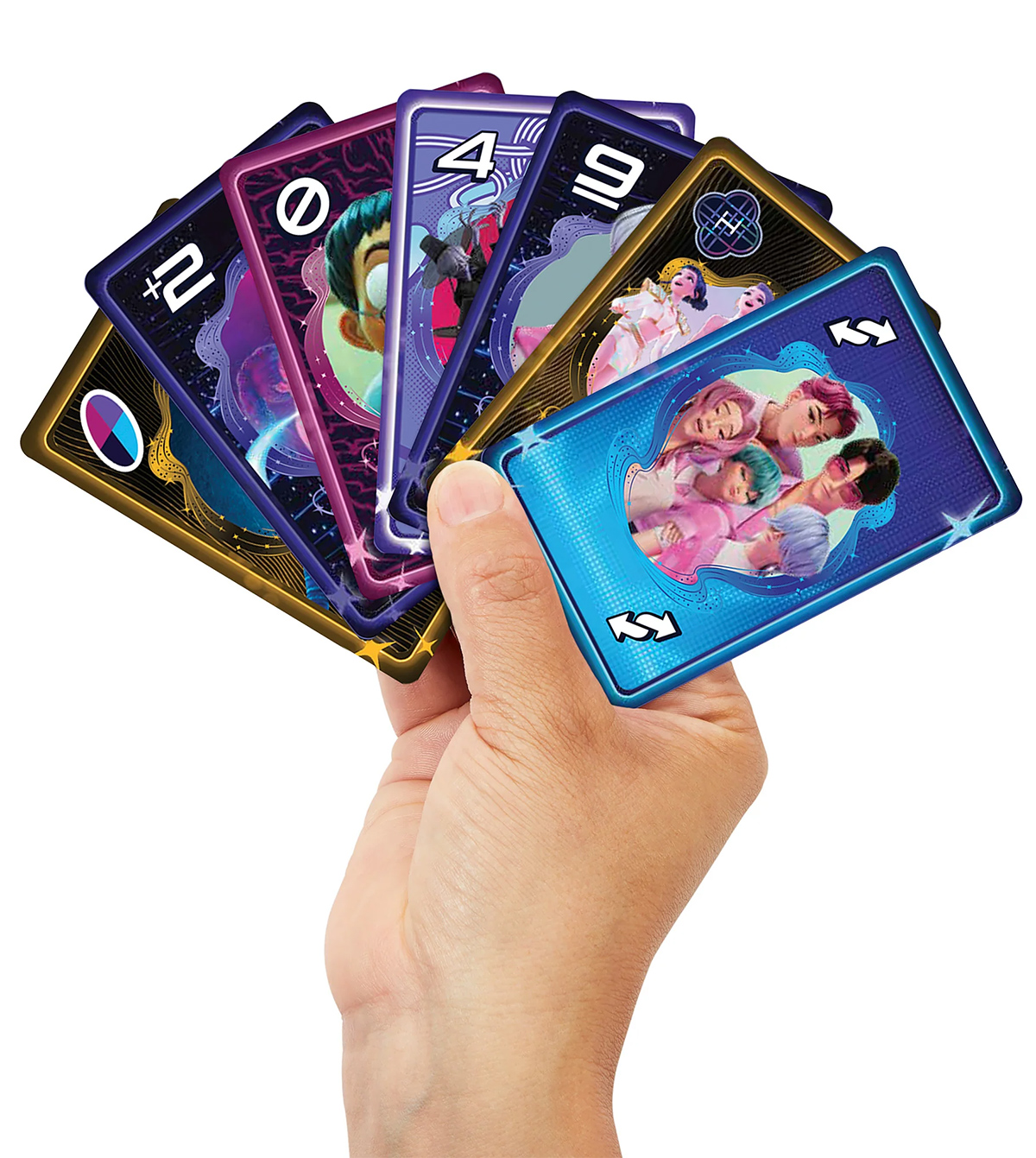 Jogo de Cartas UNO do filme Guerreiras do K-Pop (KPop Demon Hunters)