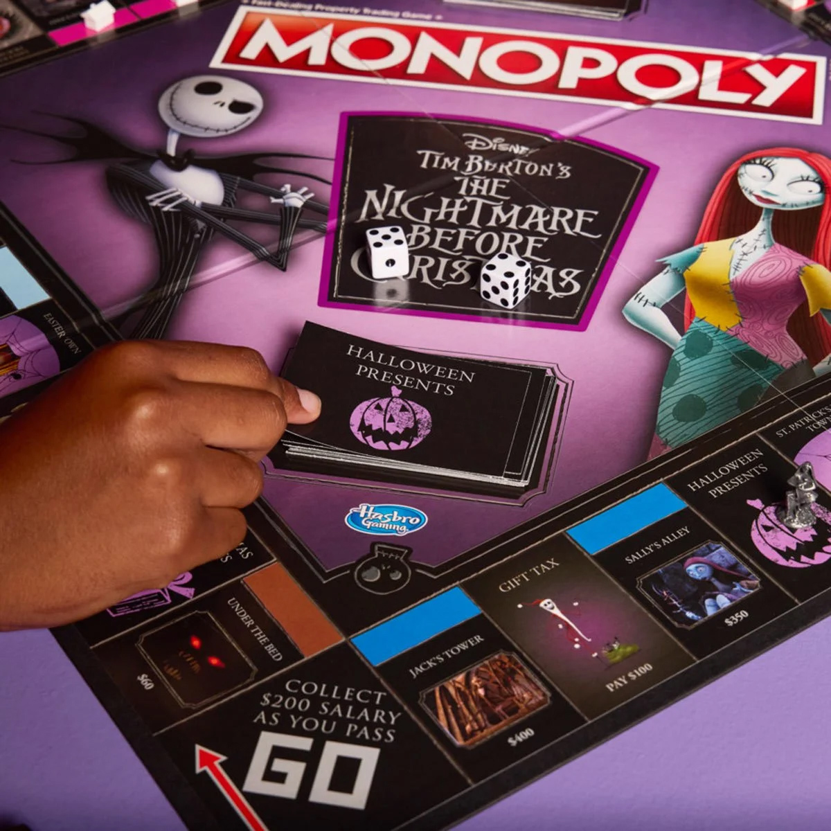 Jogo Monopoly O Estranho Mundo de Jack de Henry Selick e Tim Burton