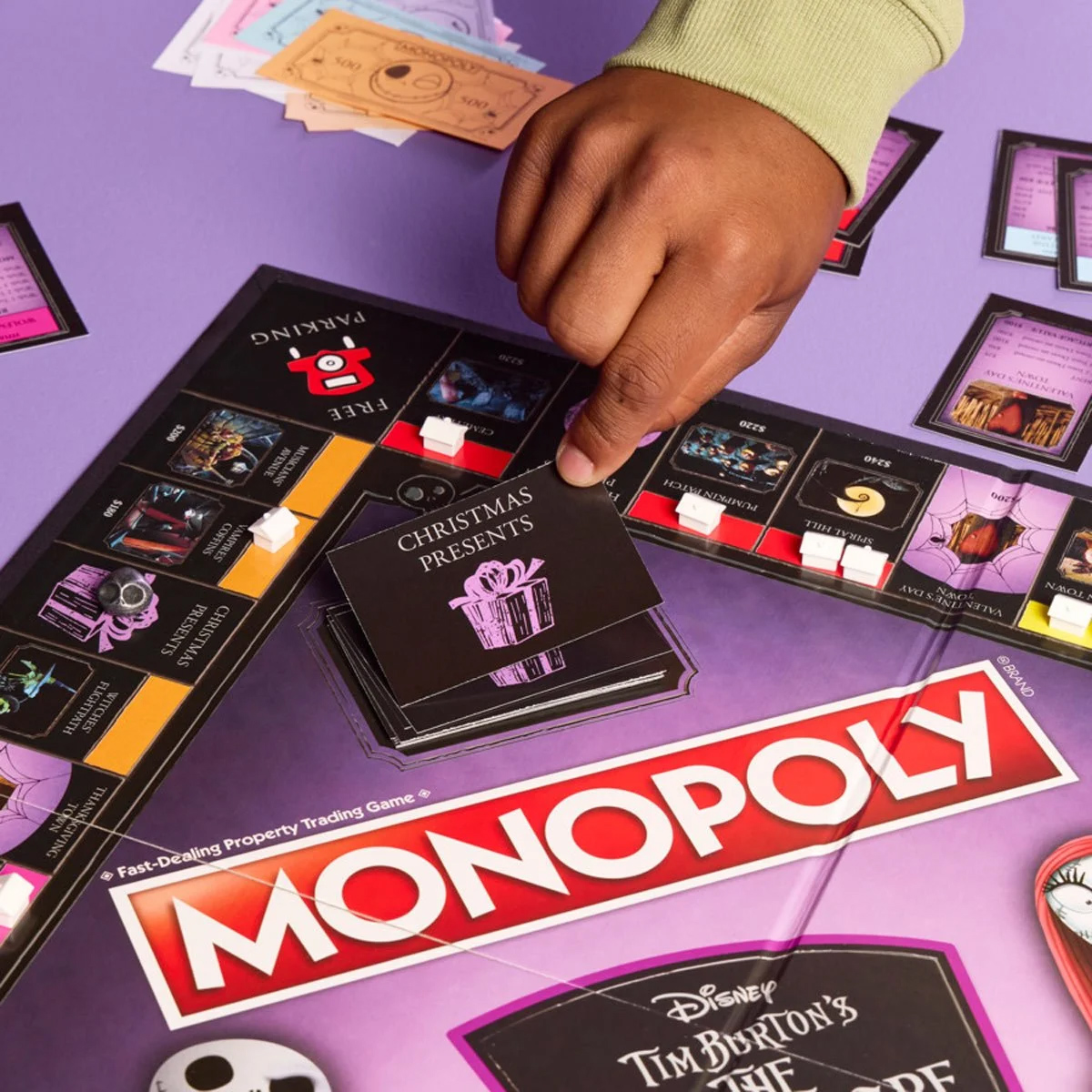 Jogo Monopoly O Estranho Mundo de Jack de Henry Selick e Tim Burton